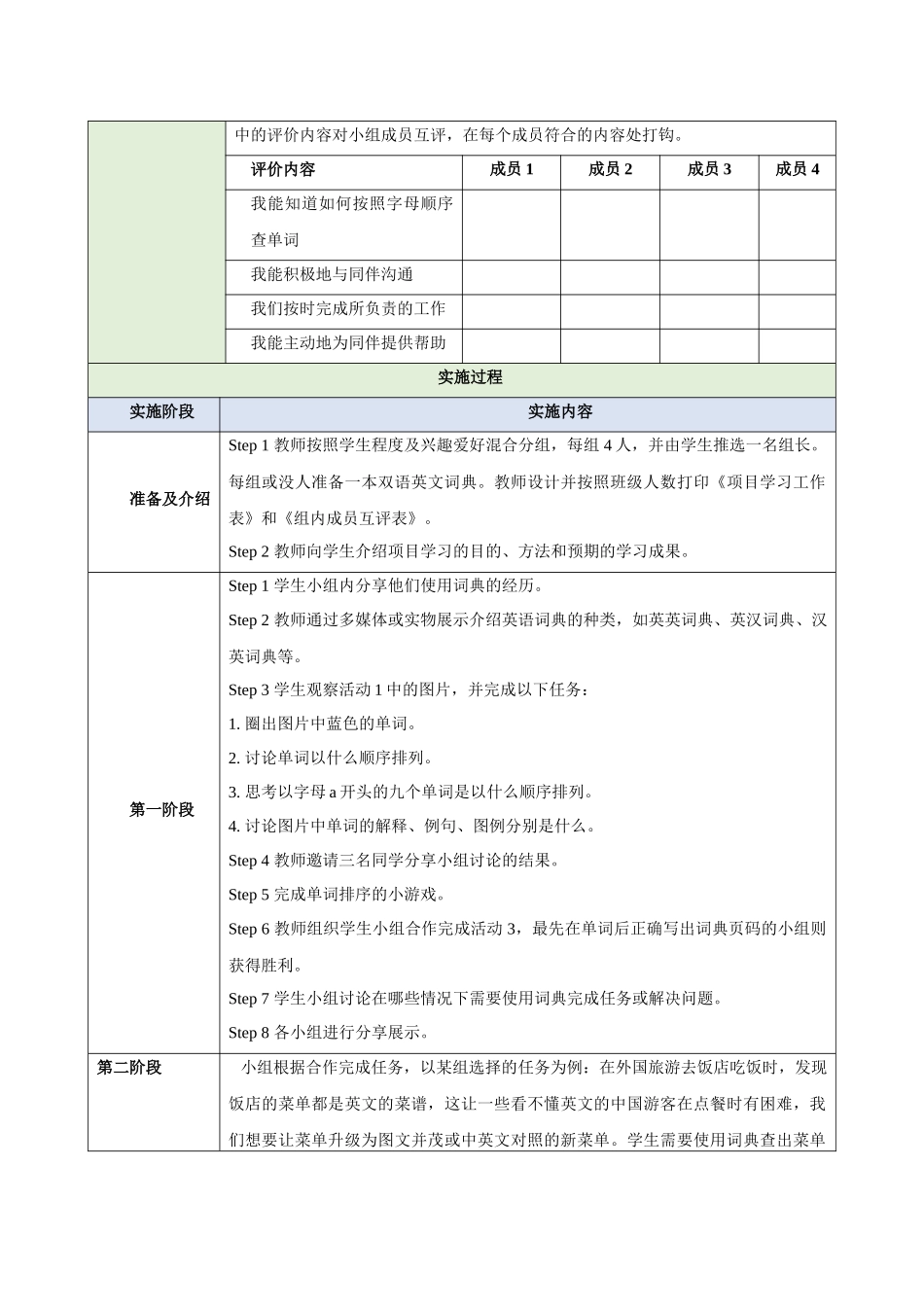 25秋新人教版七年级英语上册Starter Unit 1 Hello   Project教案.docx_第2页