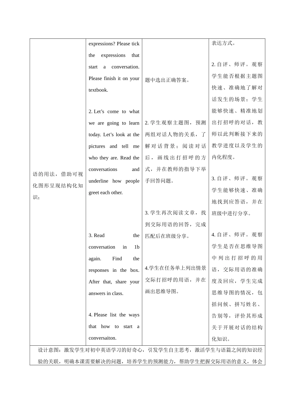 25秋新人教版七年级英语上册Starter Unit 1 Hello Section B How do you start a conversation 1a-2b教案.docx_第3页