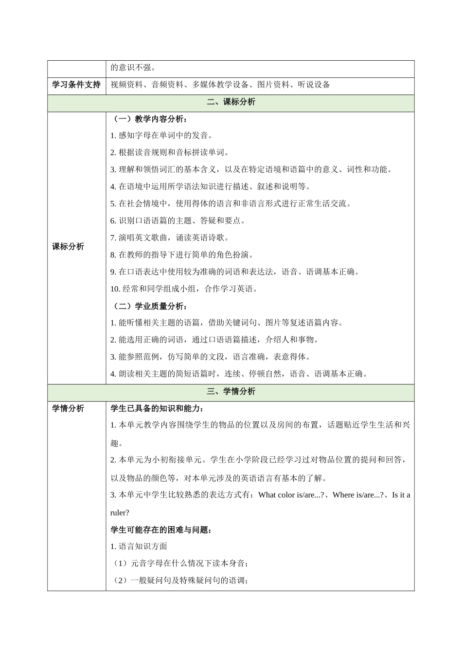 25秋新人教版七年级英语上册Starter Unit 2 Keep Tidy（dadanyuanjiaoxuesheji）单元教学设计.docx_第2页