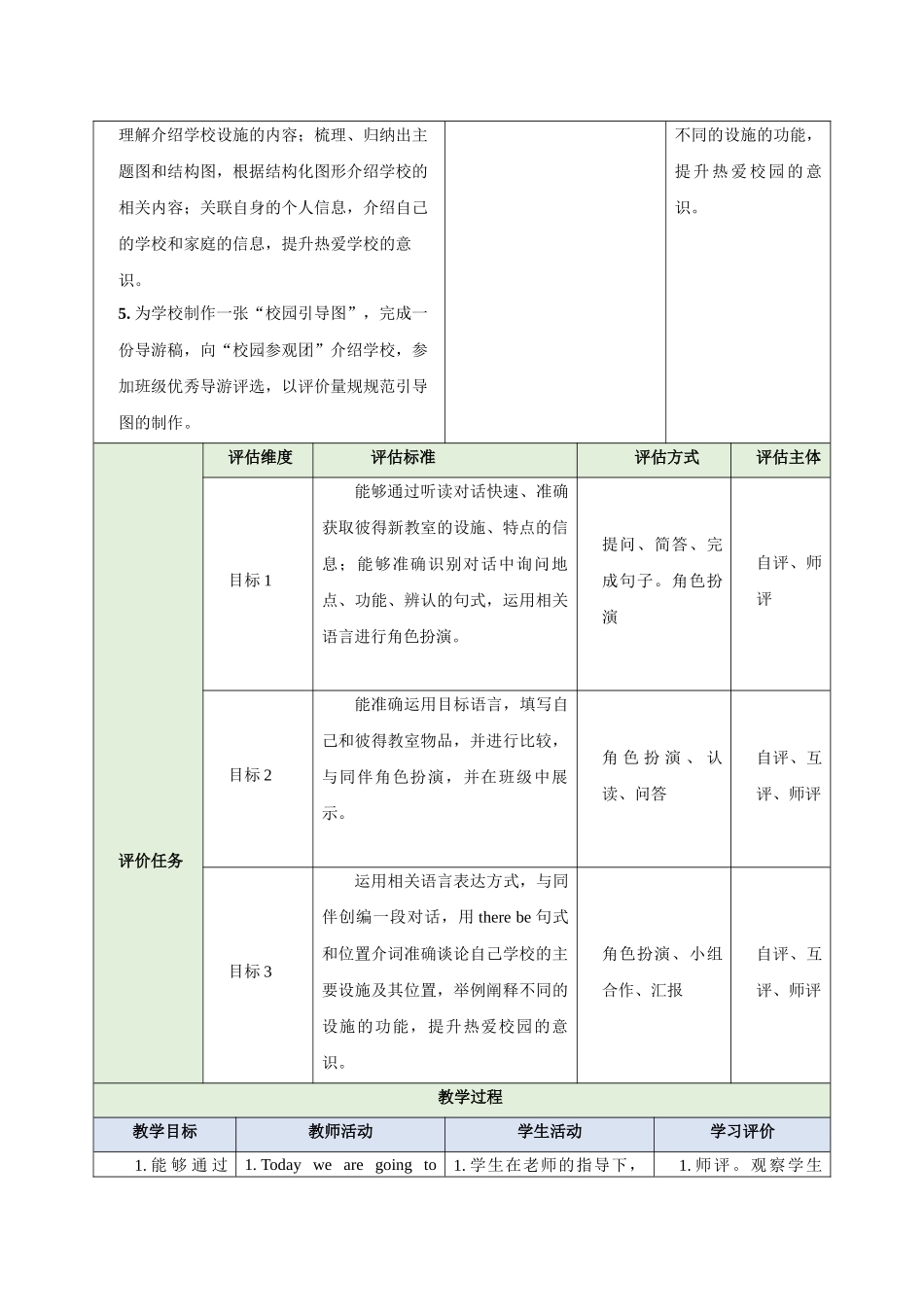 25秋新人教版七年级英语上册Unit 3 My School Section A What is your school like 2a-2f教案.docx_第3页