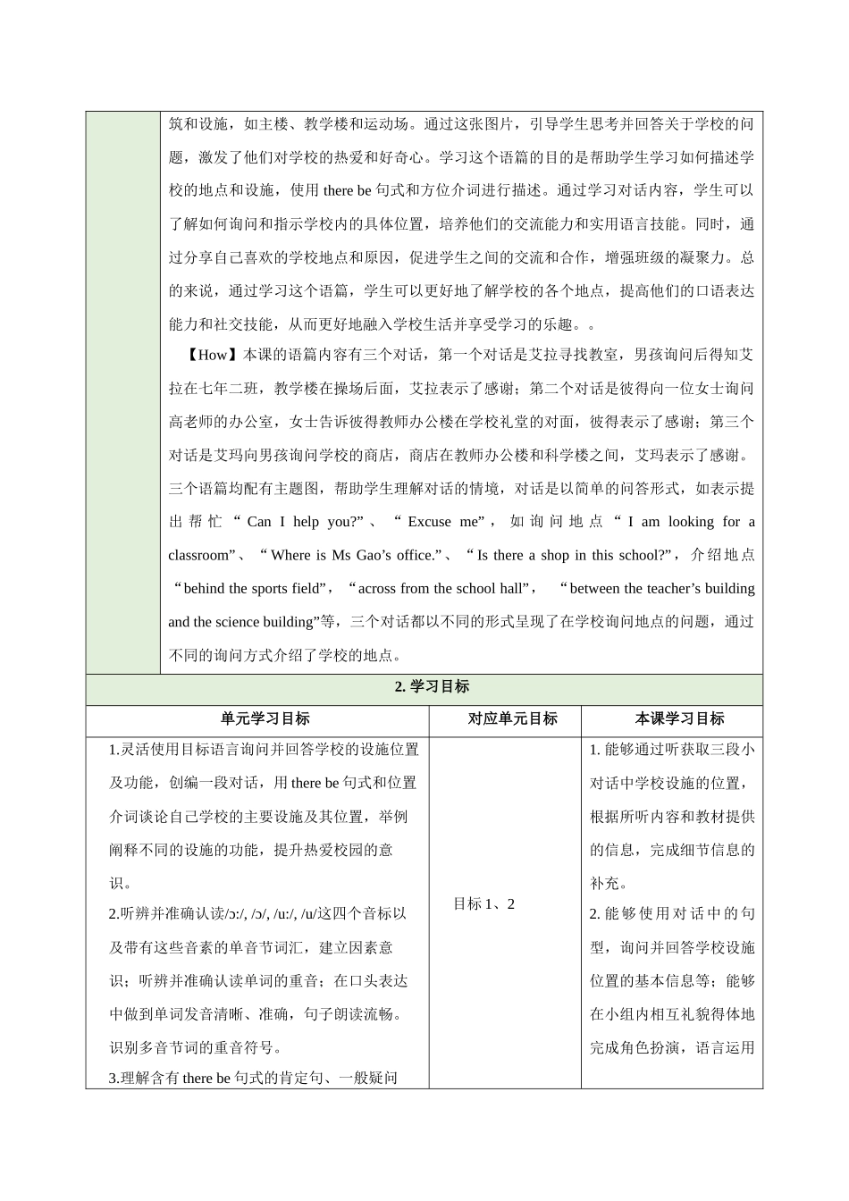 25秋新人教版七年级英语上册Unit 3 Section A 1a-Pronunciation教案.docx_第2页