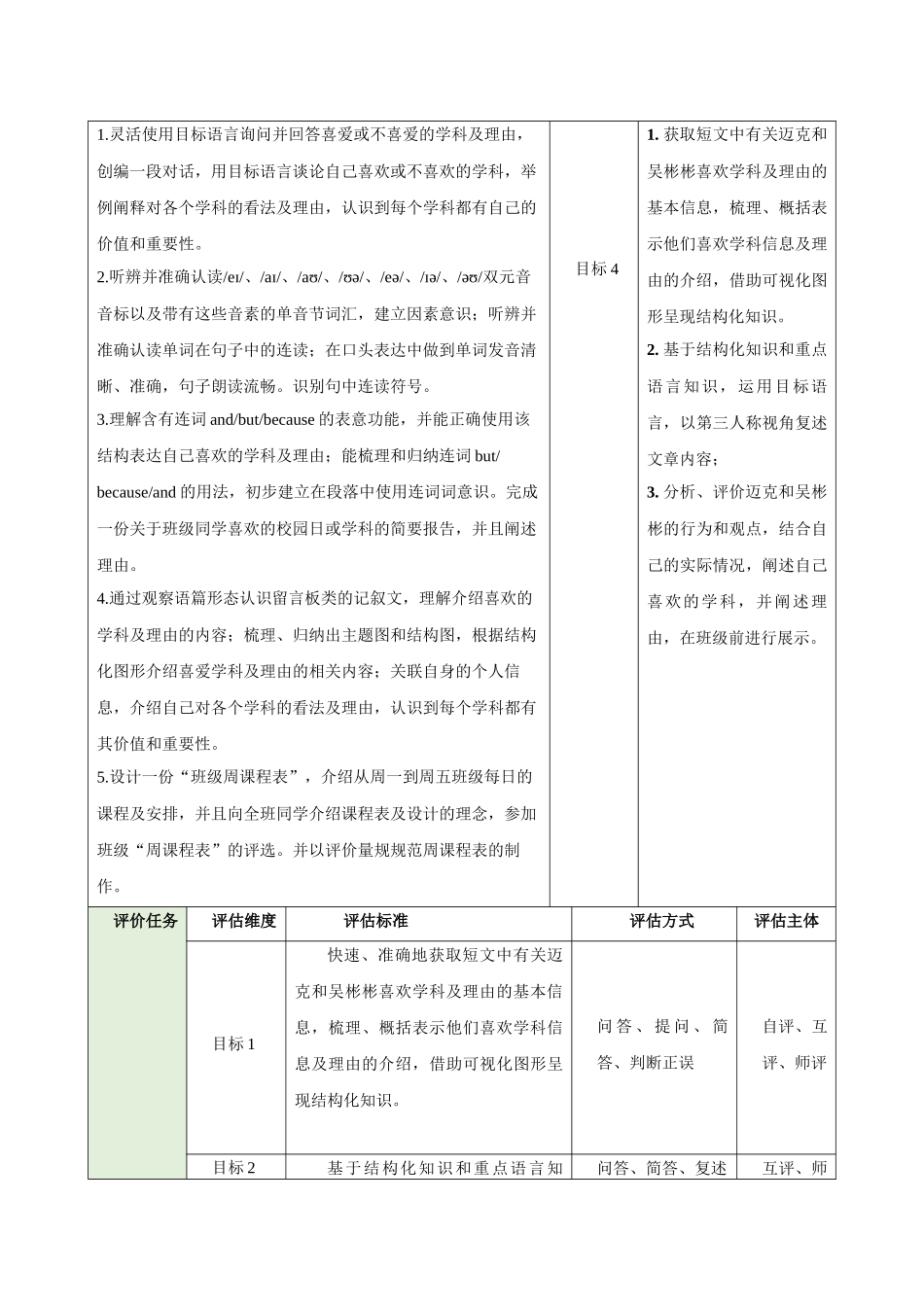 25秋新人教版七年级英语上册Unit 4 My Favourite Subject Section B 1a-1d教案.docx_第3页