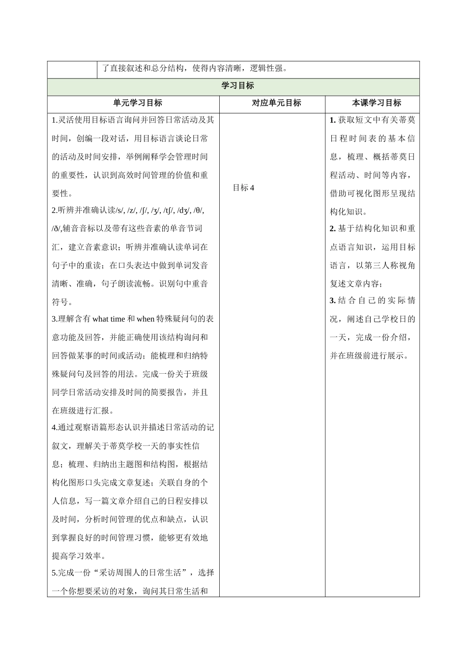 25秋新人教版七年级英语上册Unit6 Section B How different are people’s daily routines 1a-1d教案.docx_第3页
