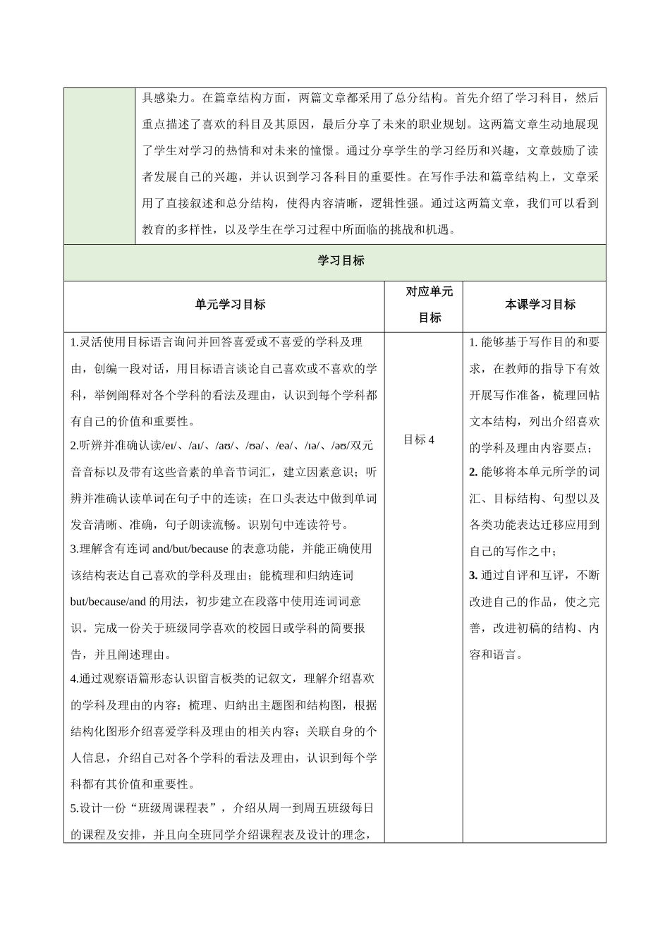 25秋新人教版七年级英语上册Unit 4Section B What can you learn from different subjects教案.docx_第3页