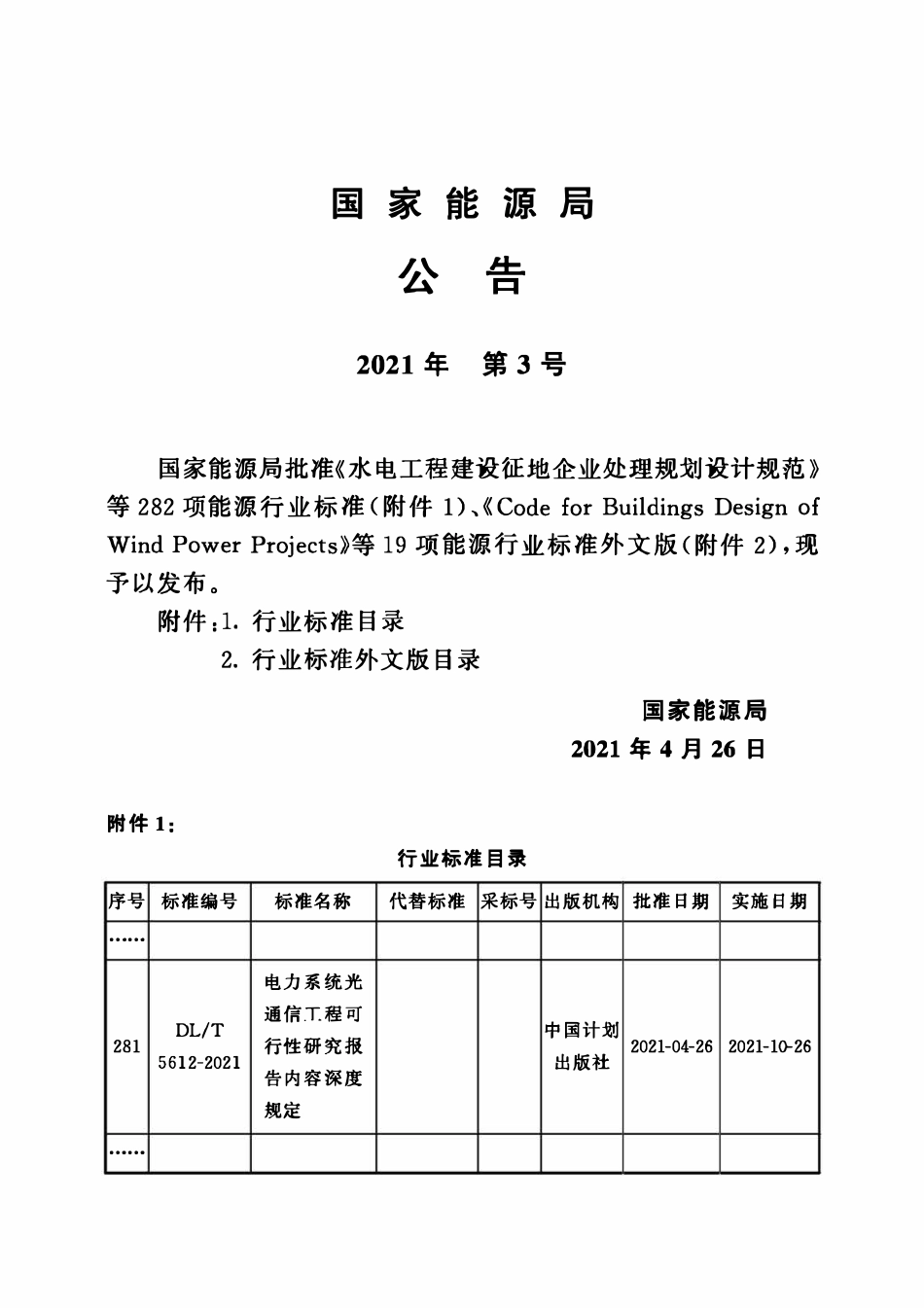 DLT 5612-2021 电力系统光通信工程 可行性研究报告内容深度规定.pdf_第3页