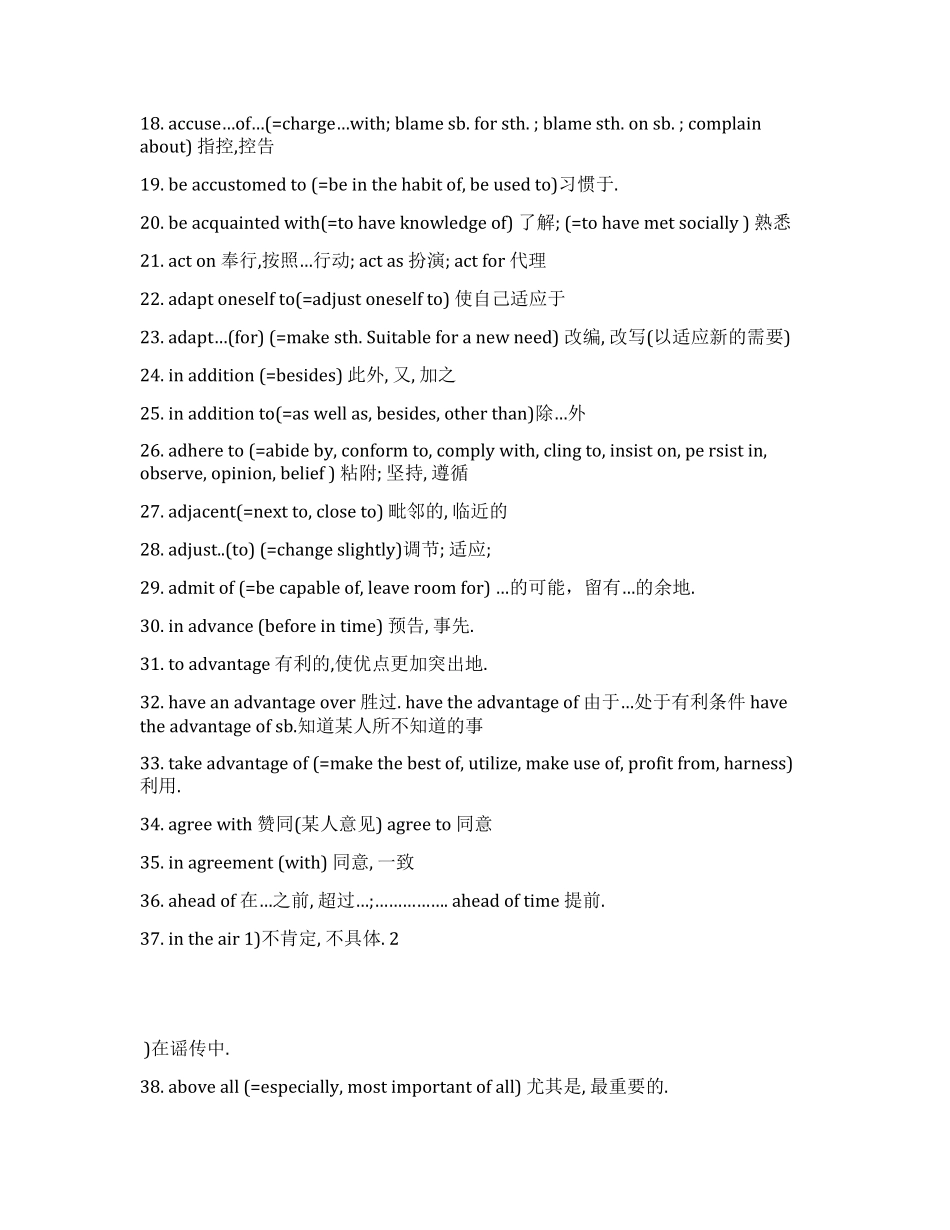 2020年最新 重点  英语四六级必背词汇(1).pdf_第2页