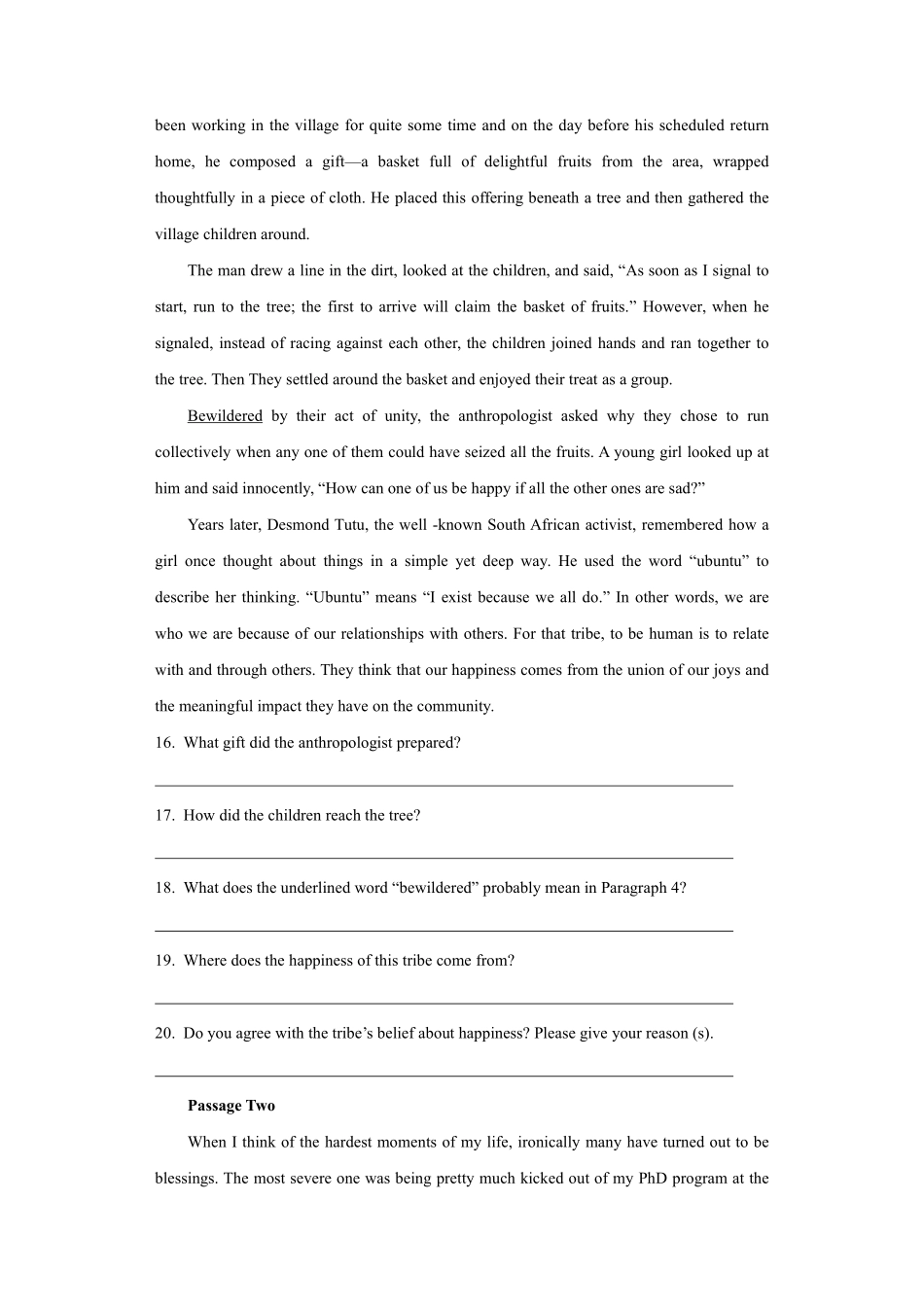 2024湖北专升本小蓝书预测卷十五.pdf_第2页