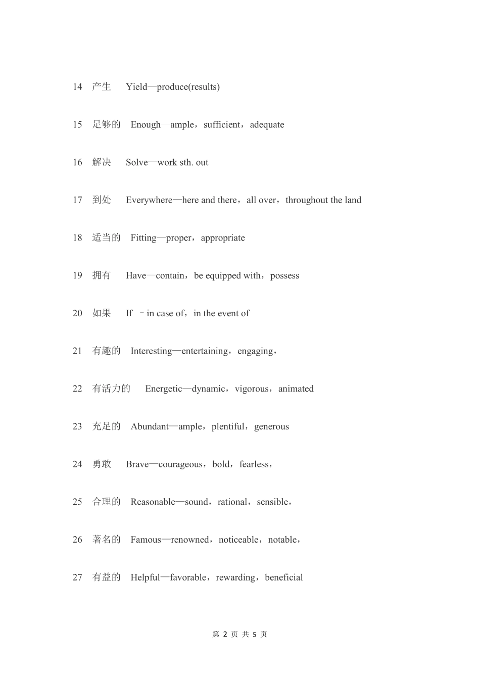四六级：60组高分替换词组.pdf_第2页