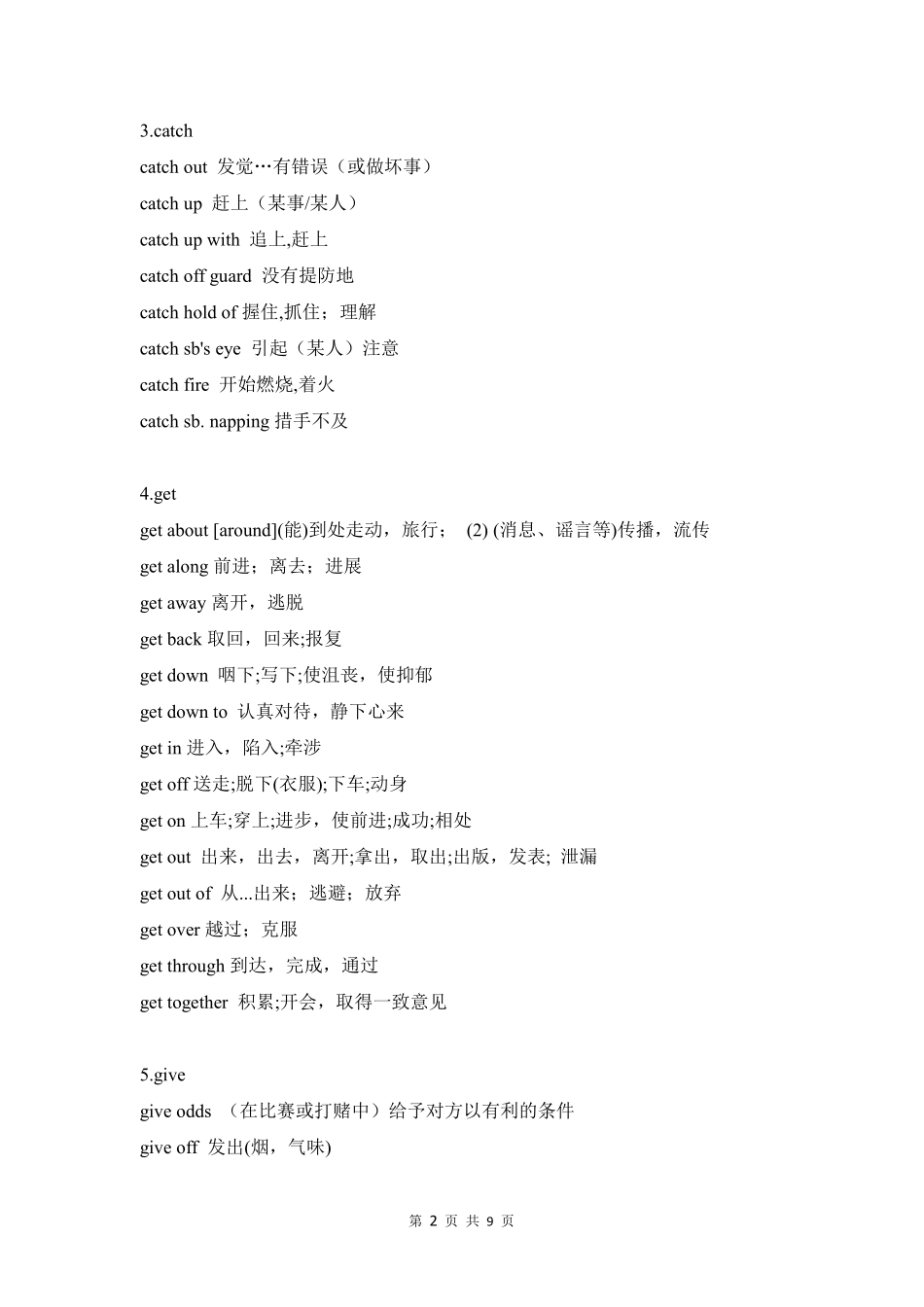 四六级常考动词及介词短语搭配.pdf_第2页