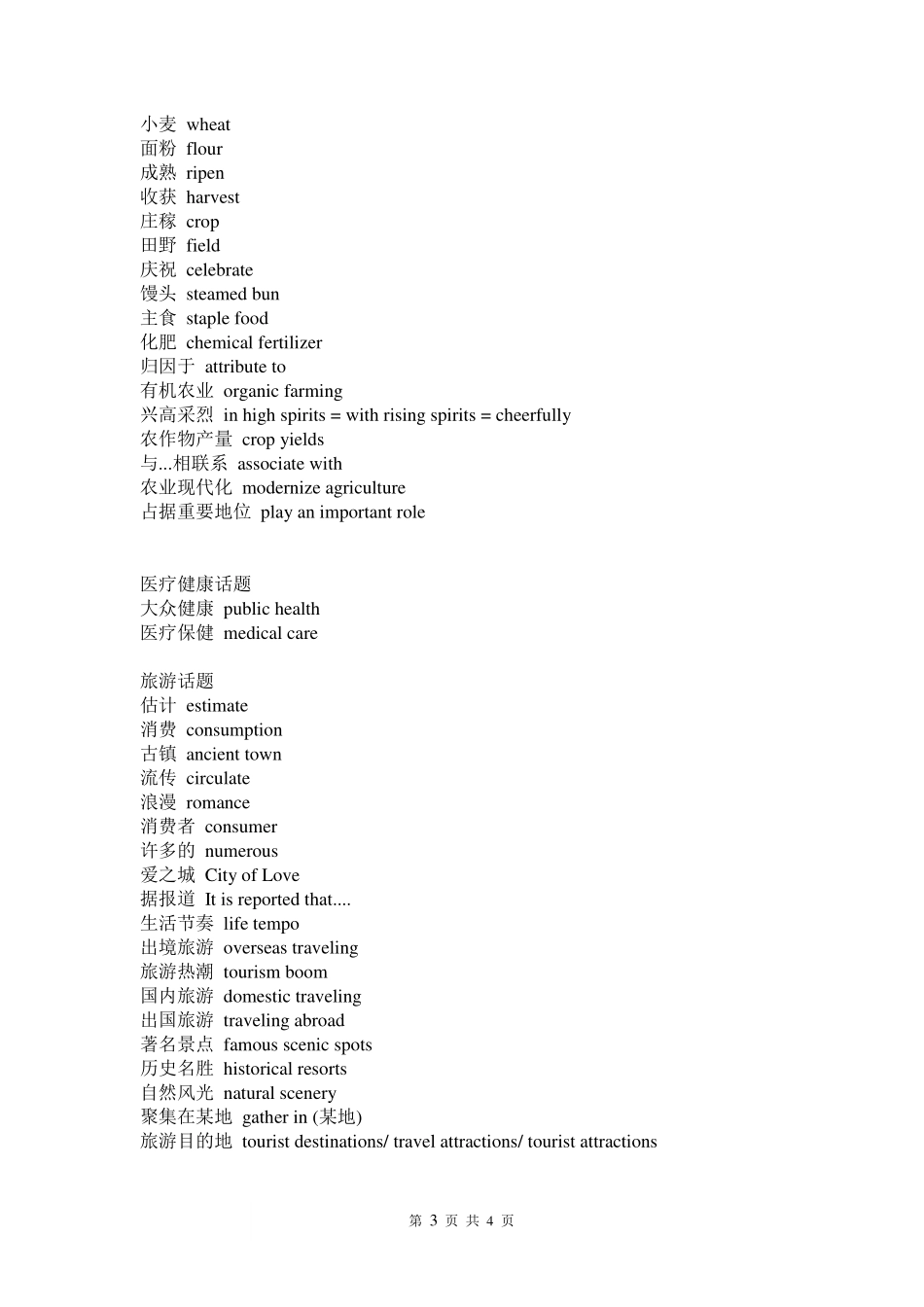 四六级翻译重点词汇.pdf_第3页
