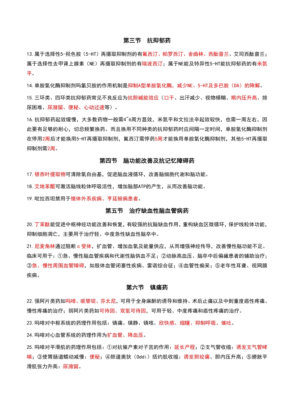 药学专业知识（二）-黄金考点汇总.pdf_第2页