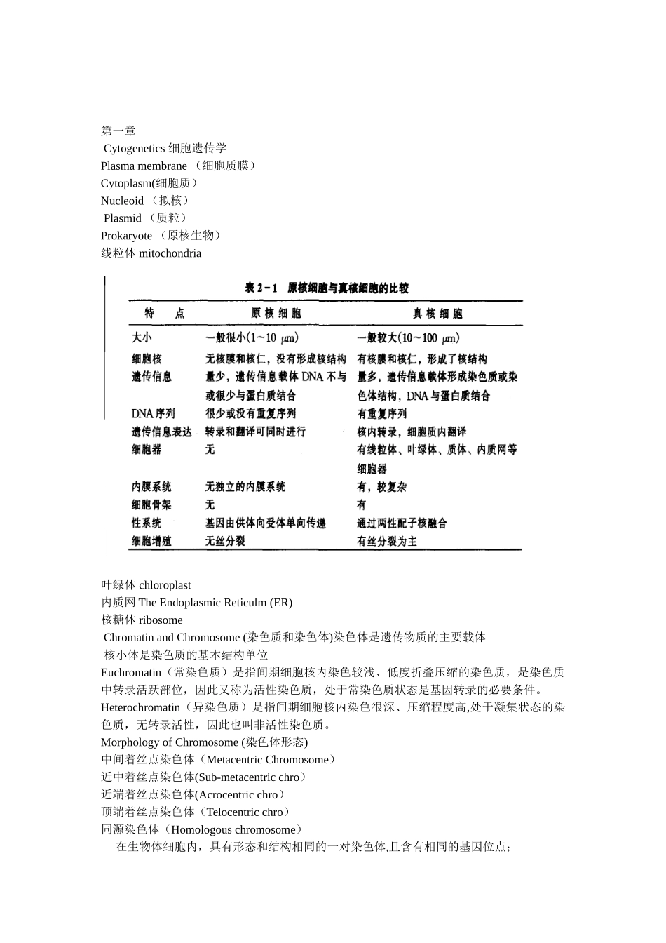 遗传学(第二版)刘庆昌 重点整理1.doc_第2页