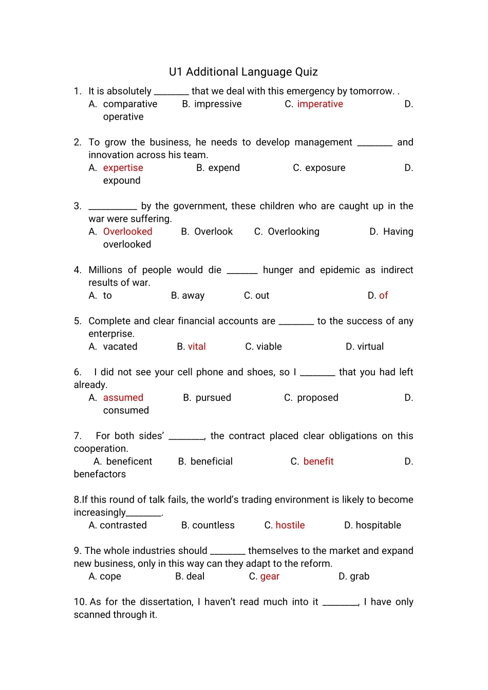 英语选择和翻译.pdf_第1页