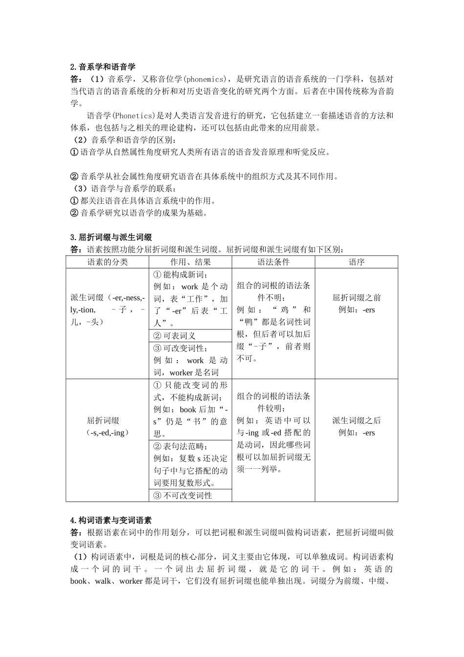 语言学概论复习(完整).doc_第2页