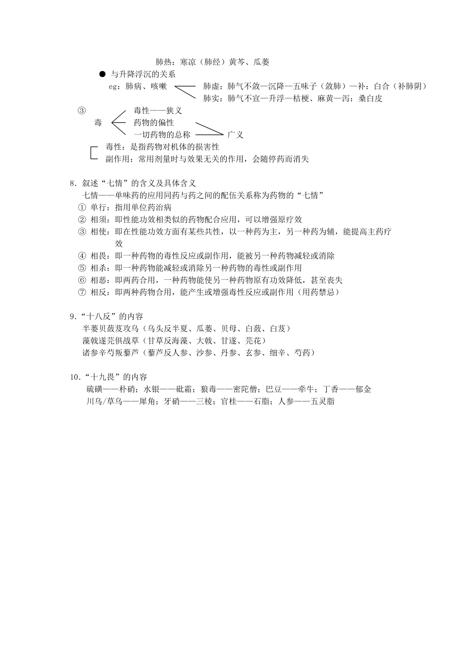 中药学精华笔记——每章复习.pdf_第3页