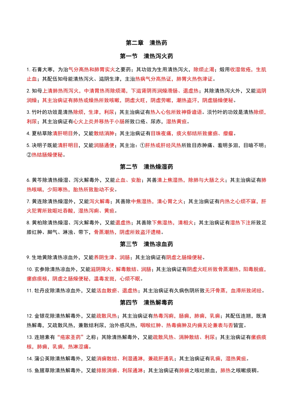 中药学专业知识（二）-黄金考点汇总.pdf_第2页