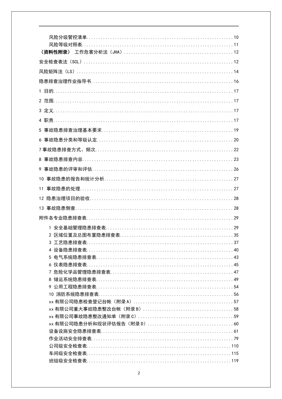 双重预防体系作业指导书附全套表格.docx_第2页