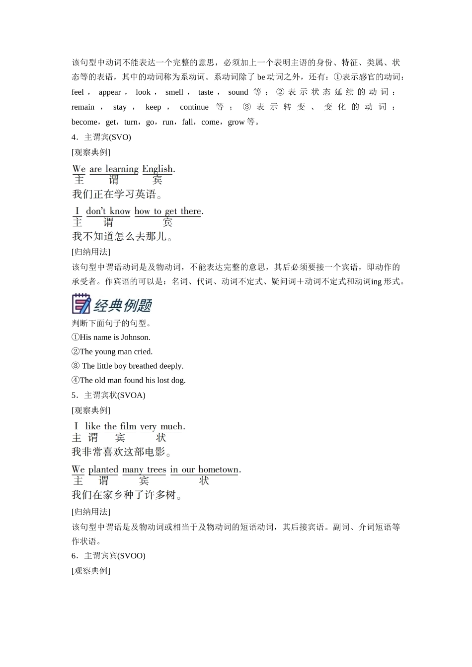 第1部分-专题14.句子的成分及结构（学生版）-初升高英语暑假衔接.docx_第3页