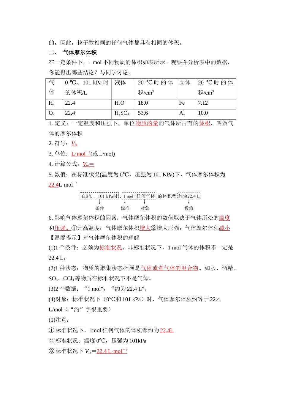 第10讲 气体摩尔体积-【教师版】新高一化学暑假衔接（人教版）.docx_第2页