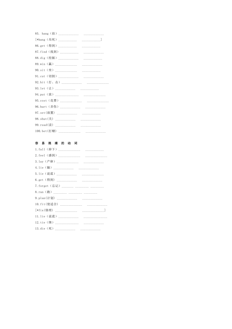 高中英语不规则动词变化表（检测版）.doc_第3页