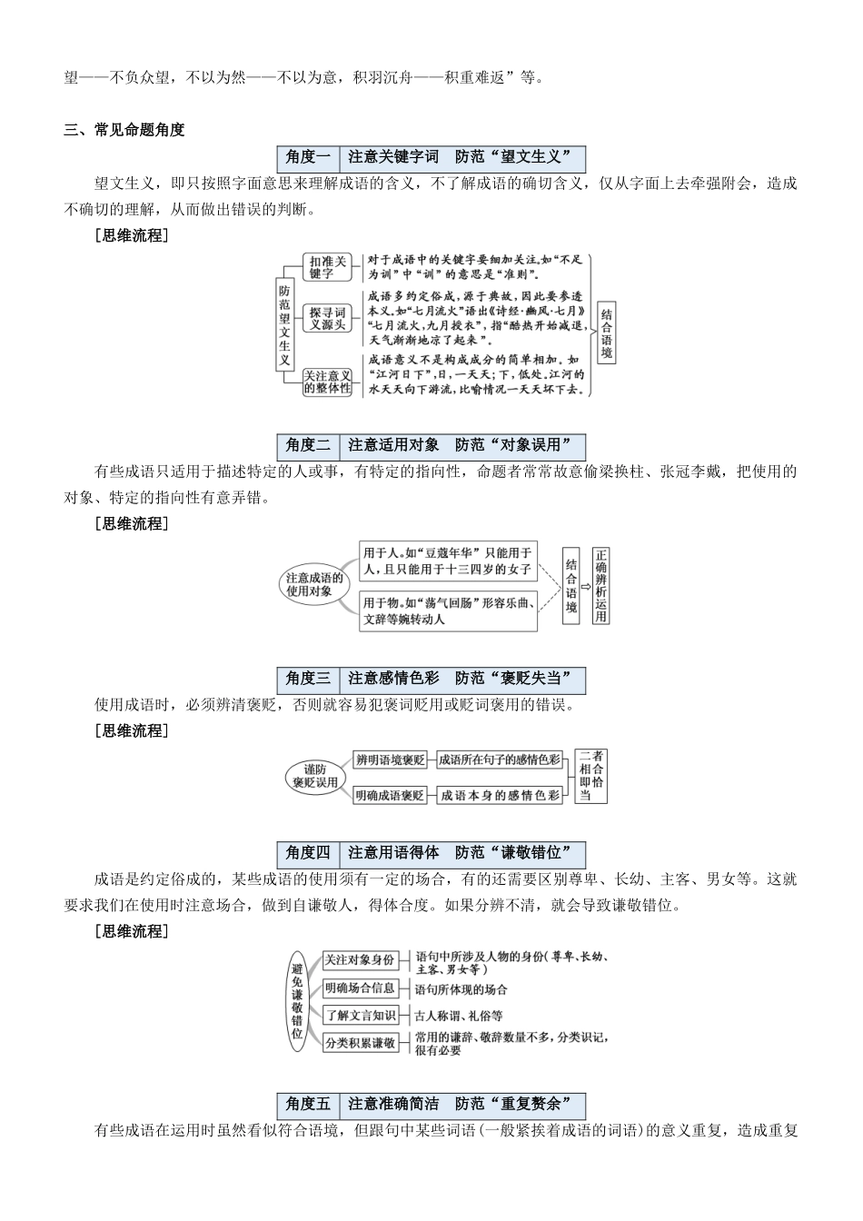 专题25  拓展讲义：语言文字运用之正确使用熟语-初升高语文暑假衔接（教师版）.docx_第2页