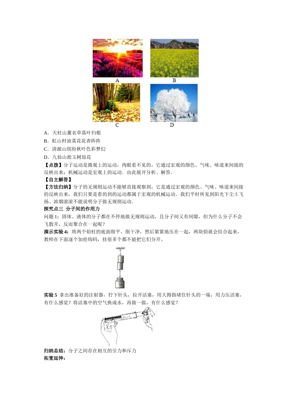 （25秋）人教九年级物理第13章第1节 分子热运动教案（带反思）.doc_第3页