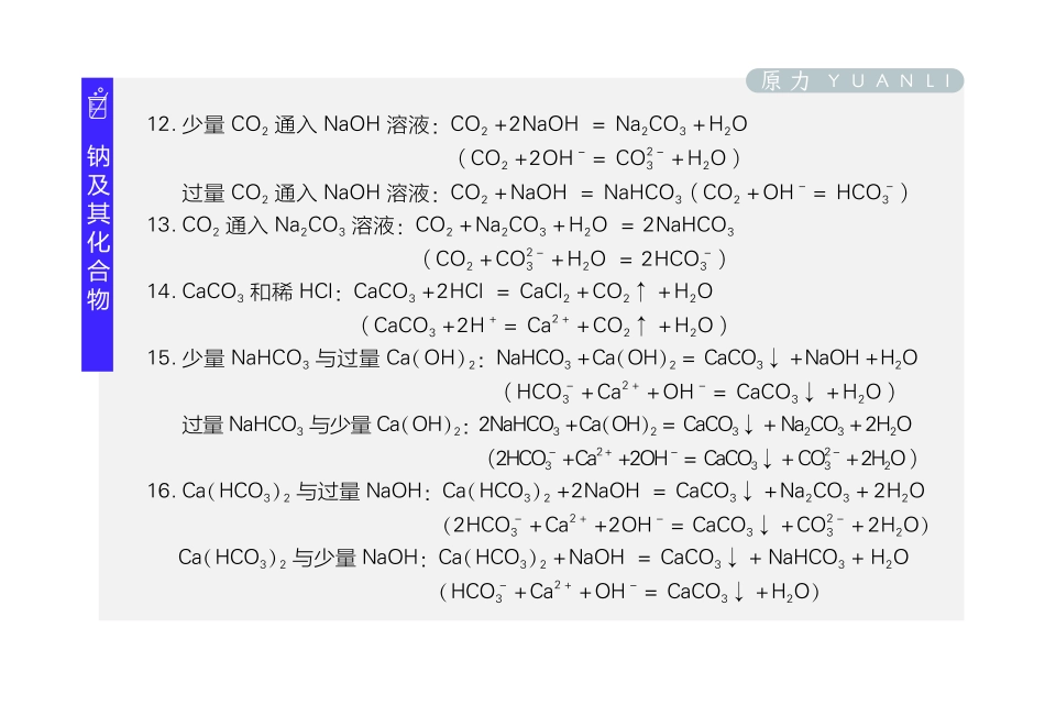 【高中化学】高中化学反应方程式卡片（每天一片）----71张（含反应方程式练习+答案）.pdf_第2页