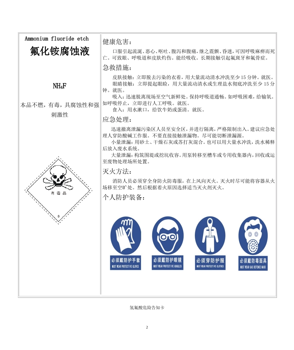 8种危化品仓库安全告知卡.doc_第2页