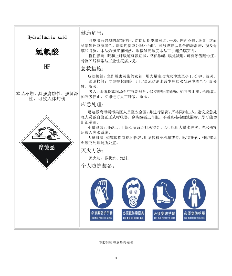 8种危化品仓库安全告知卡.doc_第3页