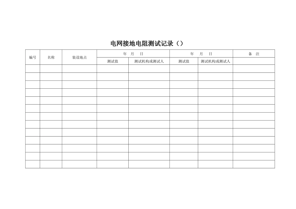 电气安全管理全套表格.docx_第3页