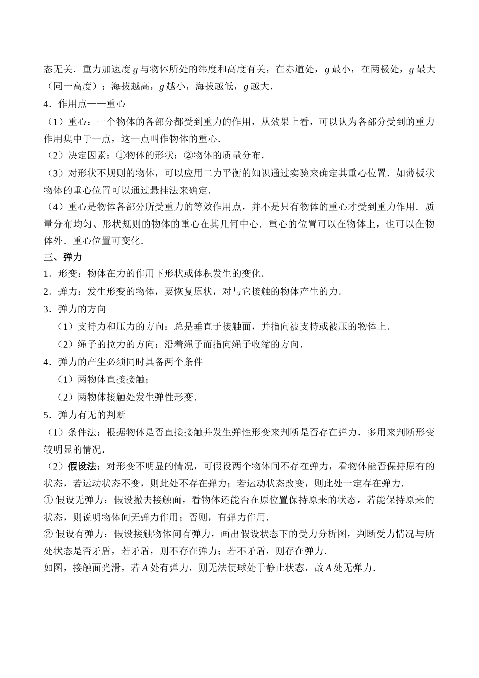 高考物理考前三个月速记清单-（2）相互作用.docx_第2页