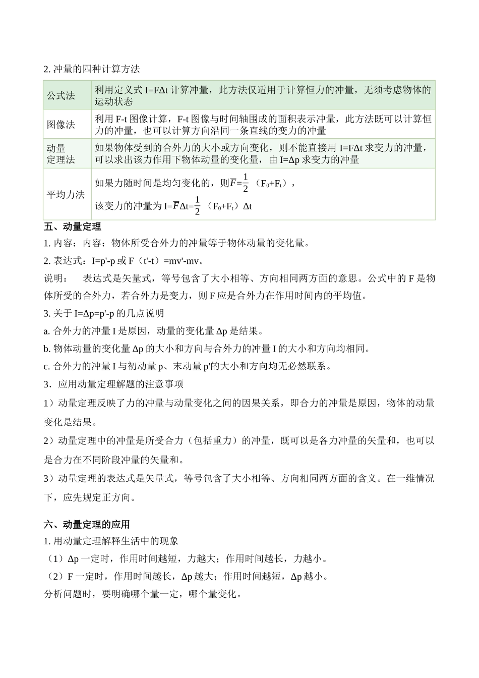 高考物理考前三个月速记清单-（7）动量.docx_第3页