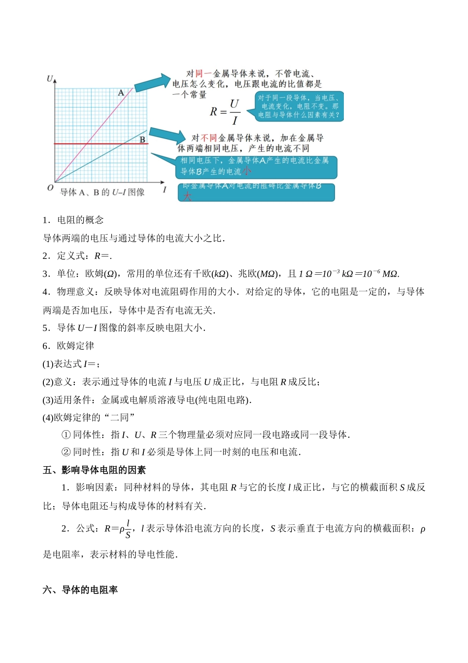 高考物理考前三个月速记清单-（10）恒定电流.docx_第3页