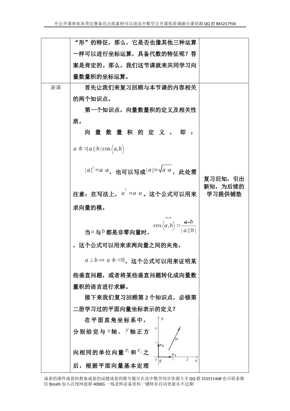 高一数学B版必修第3册（空中课堂）-0525高一数学（人教B版）向量数量积的坐标运算--1教案.docx_第2页