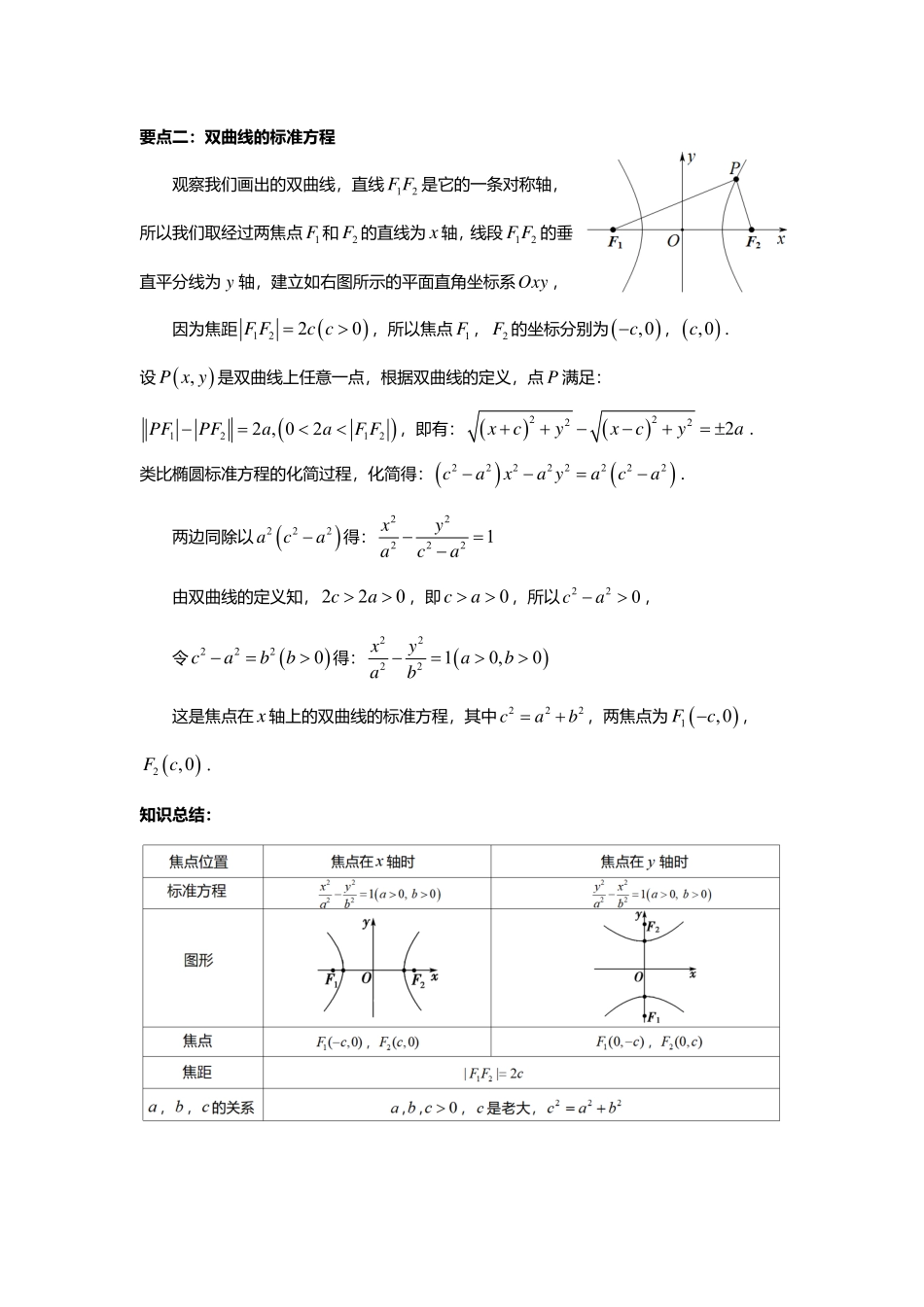 2025届巴蜀数学高二-3.2.1  双曲线及其标准方程.pdf_第2页
