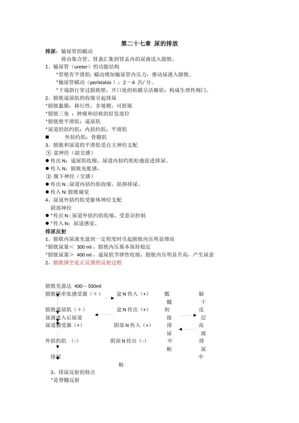 医学学科：第二十七章 尿的排放.docx_第1页