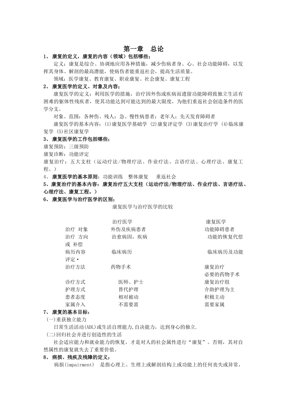 医学学科：康复习题.doc_第1页