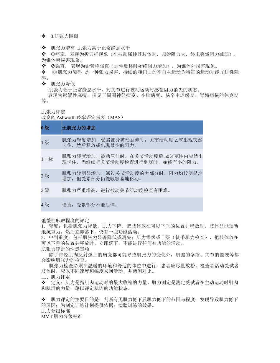 医学学科：康复医学复习资料.doc_第3页