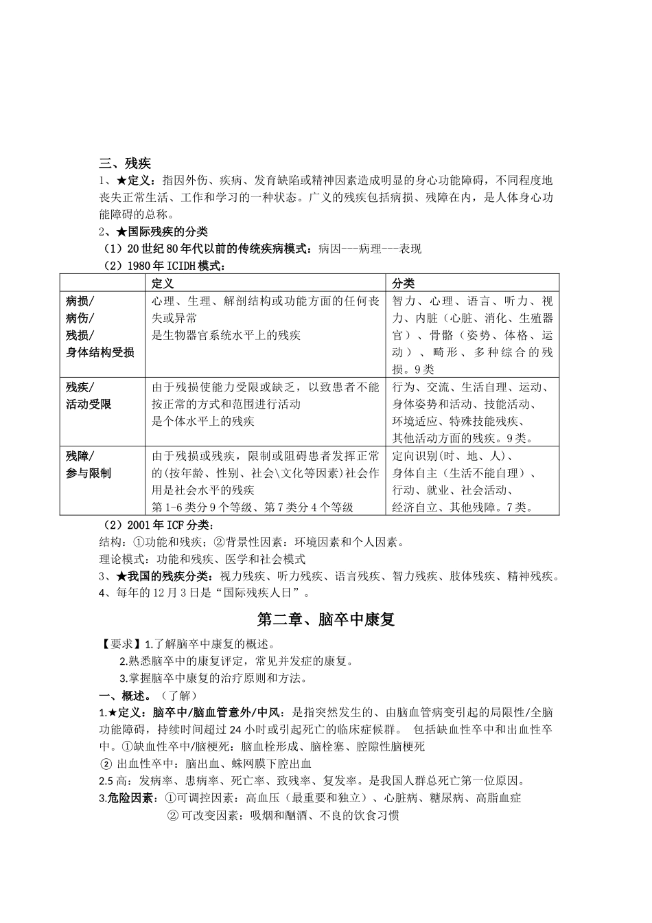 医学学科：康复知识点归纳.docx_第3页