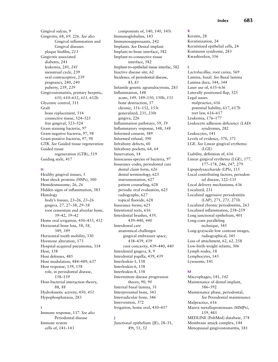 牙周2012Foundations of Periodontics for the Dental Hygienist _701-706.pdf_第1页