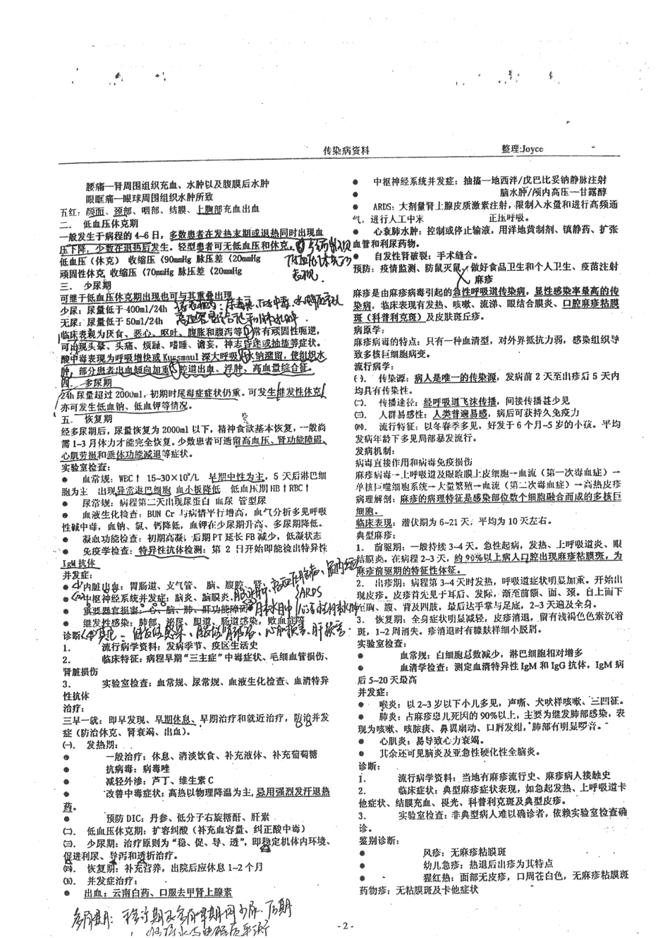 医学学科：【各章知识点】传染病学复习资料.pdf_第2页