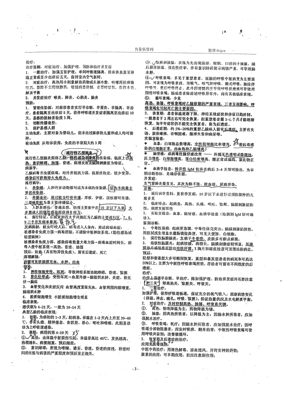 医学学科：【各章知识点】传染病学复习资料.pdf_第3页