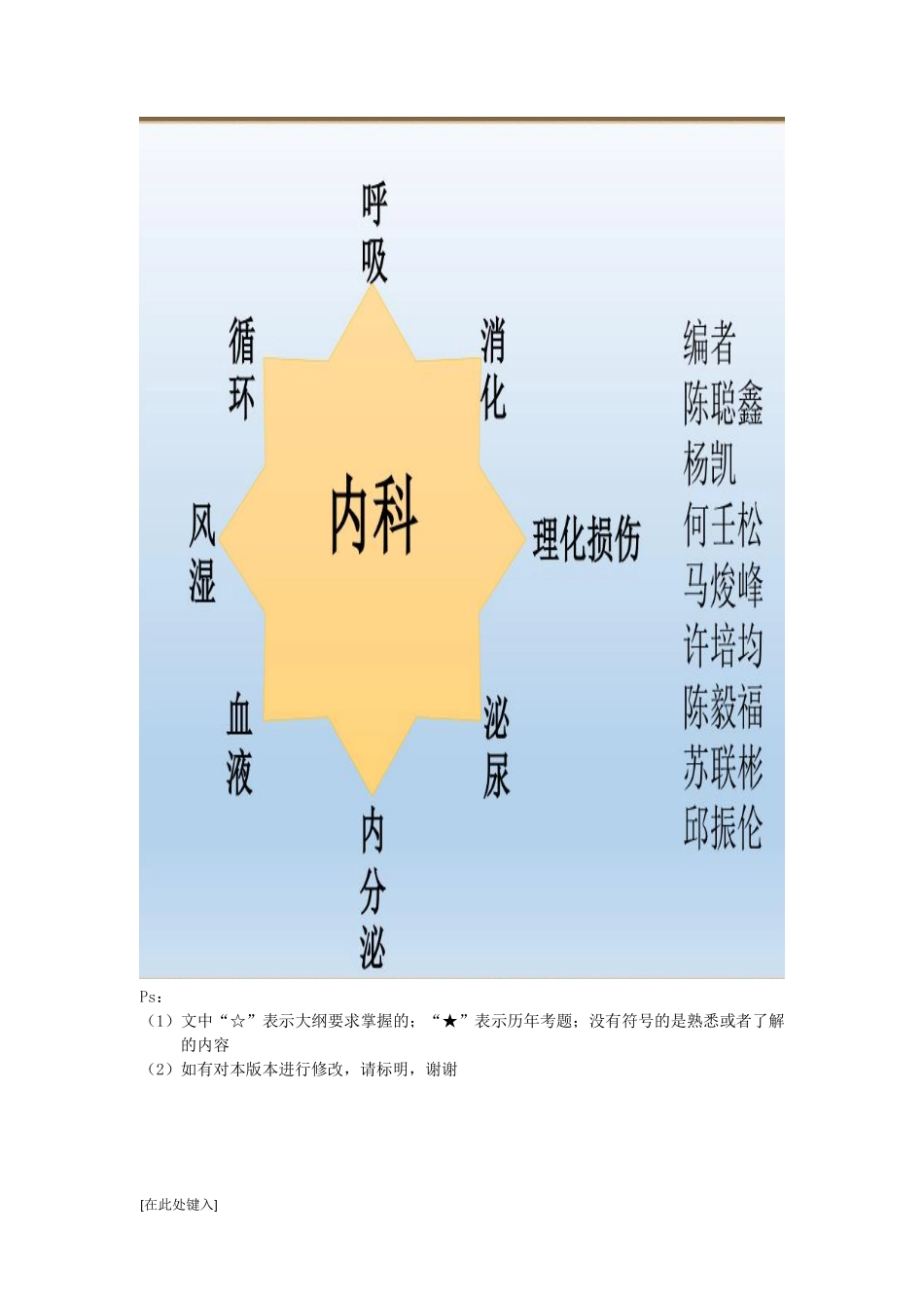 医学学科：【较全】2011级南平班内科白皮.pdf_第1页