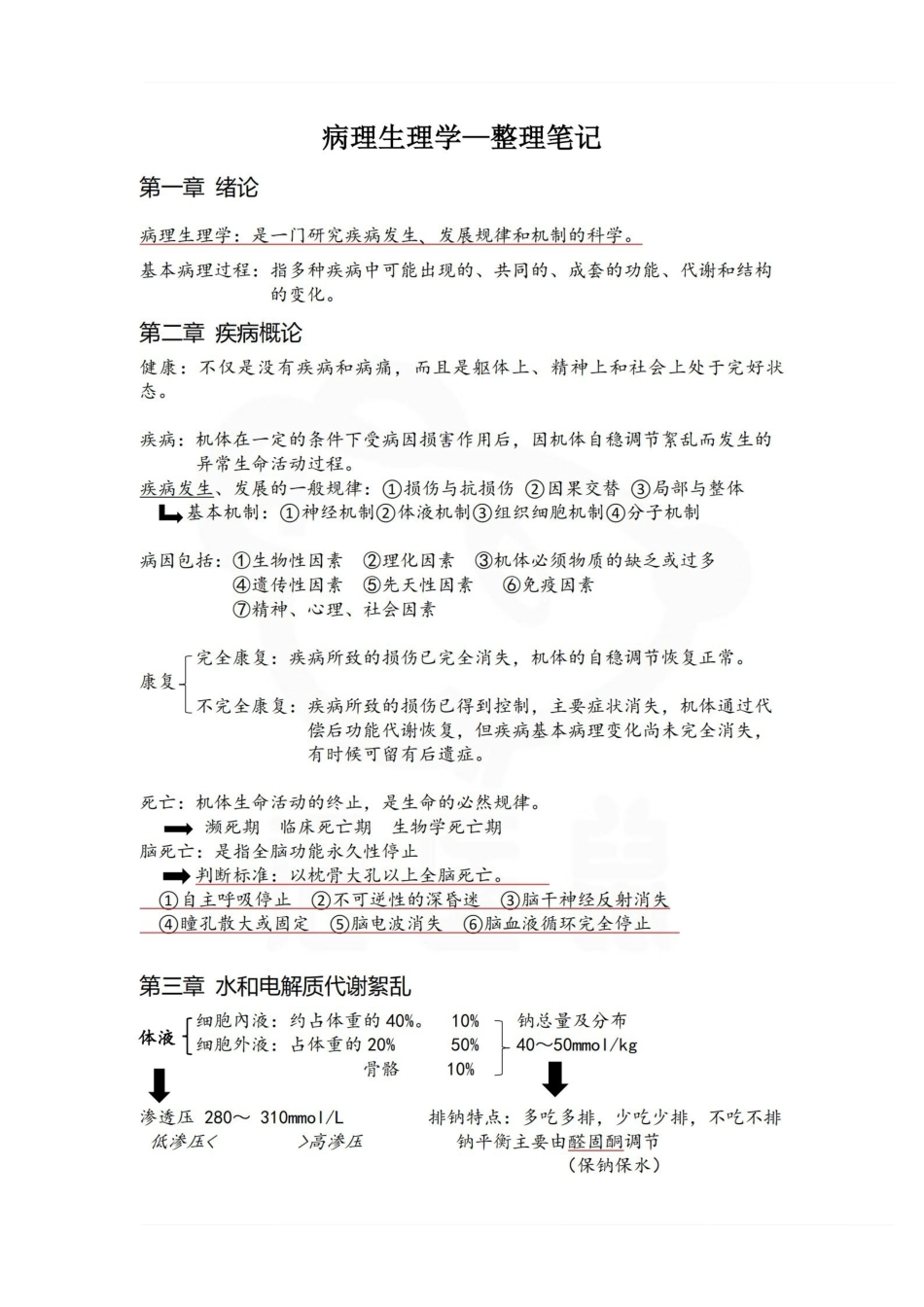医学学科：病理生理学—整理笔记.pdf_第1页