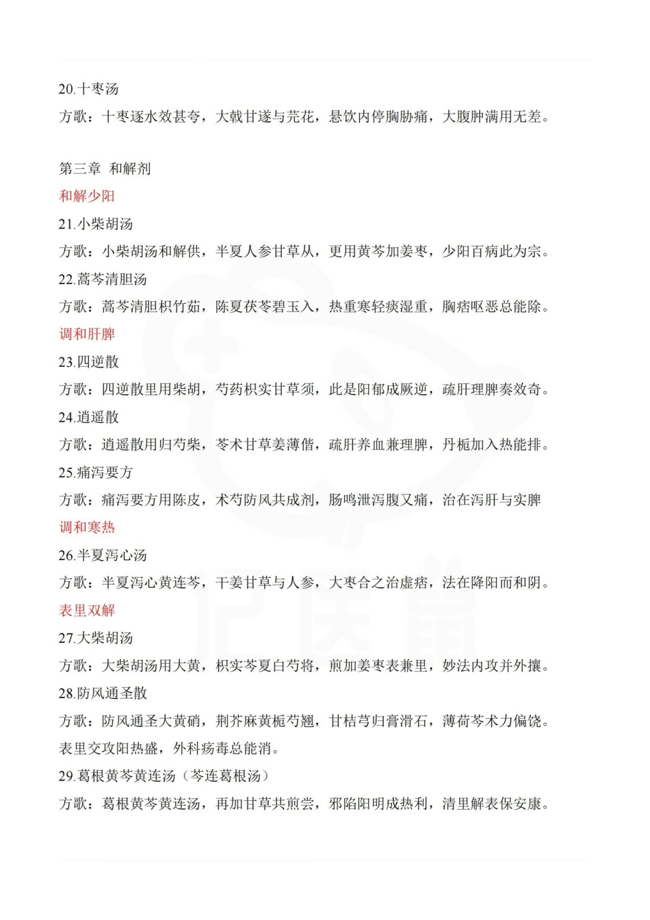 医学学科：方剂学—150首歌诀.pdf_第3页