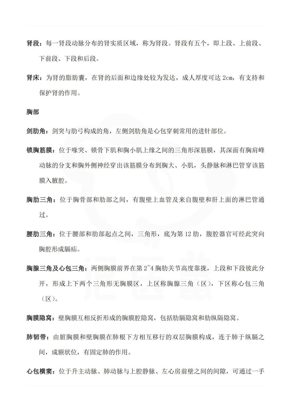 医学学科：局部解剖学 名词解释 + 简答.pdf_第3页