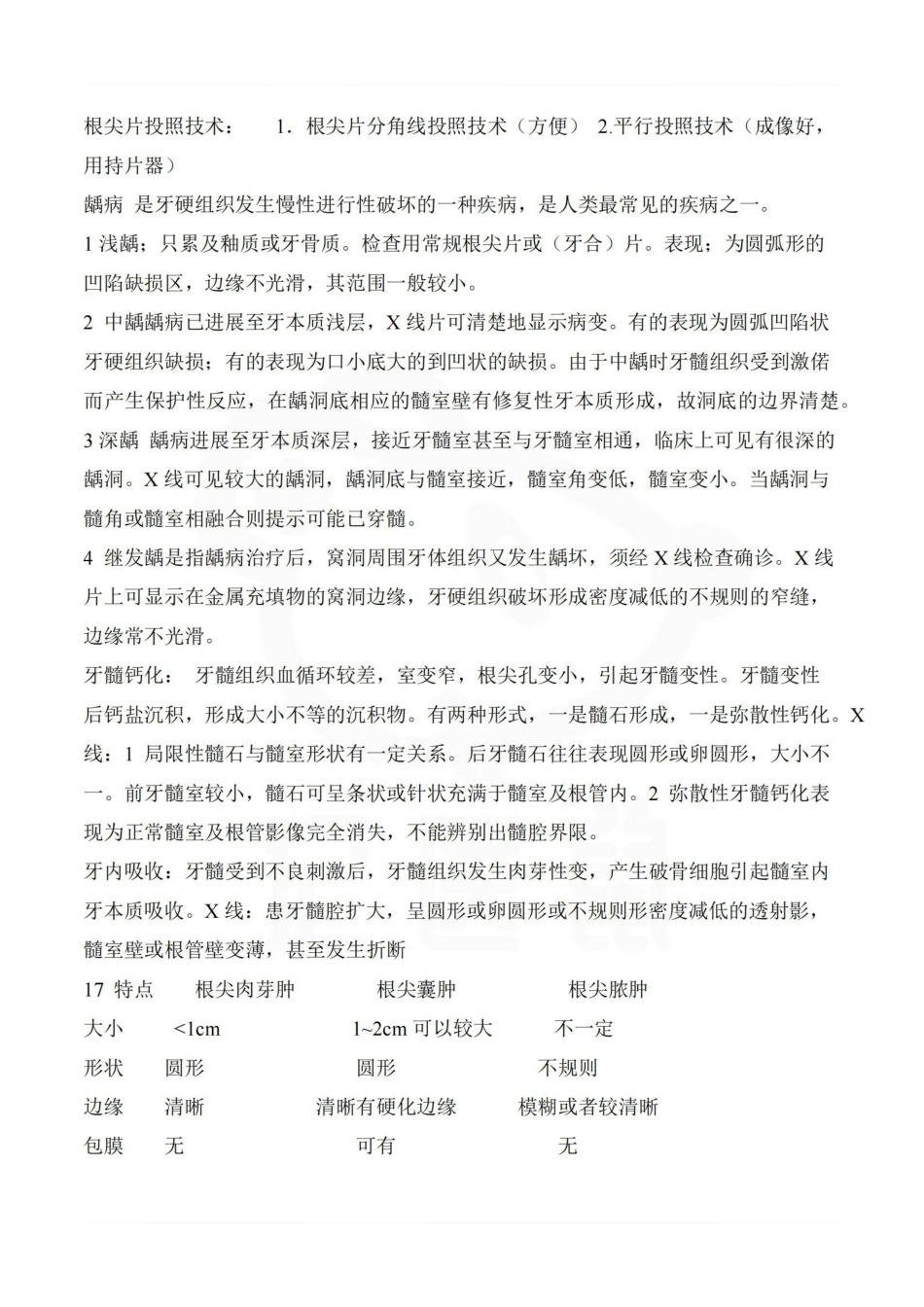 医学学科：口腔颌面医学影像诊断学—考点汇总.pdf_第3页