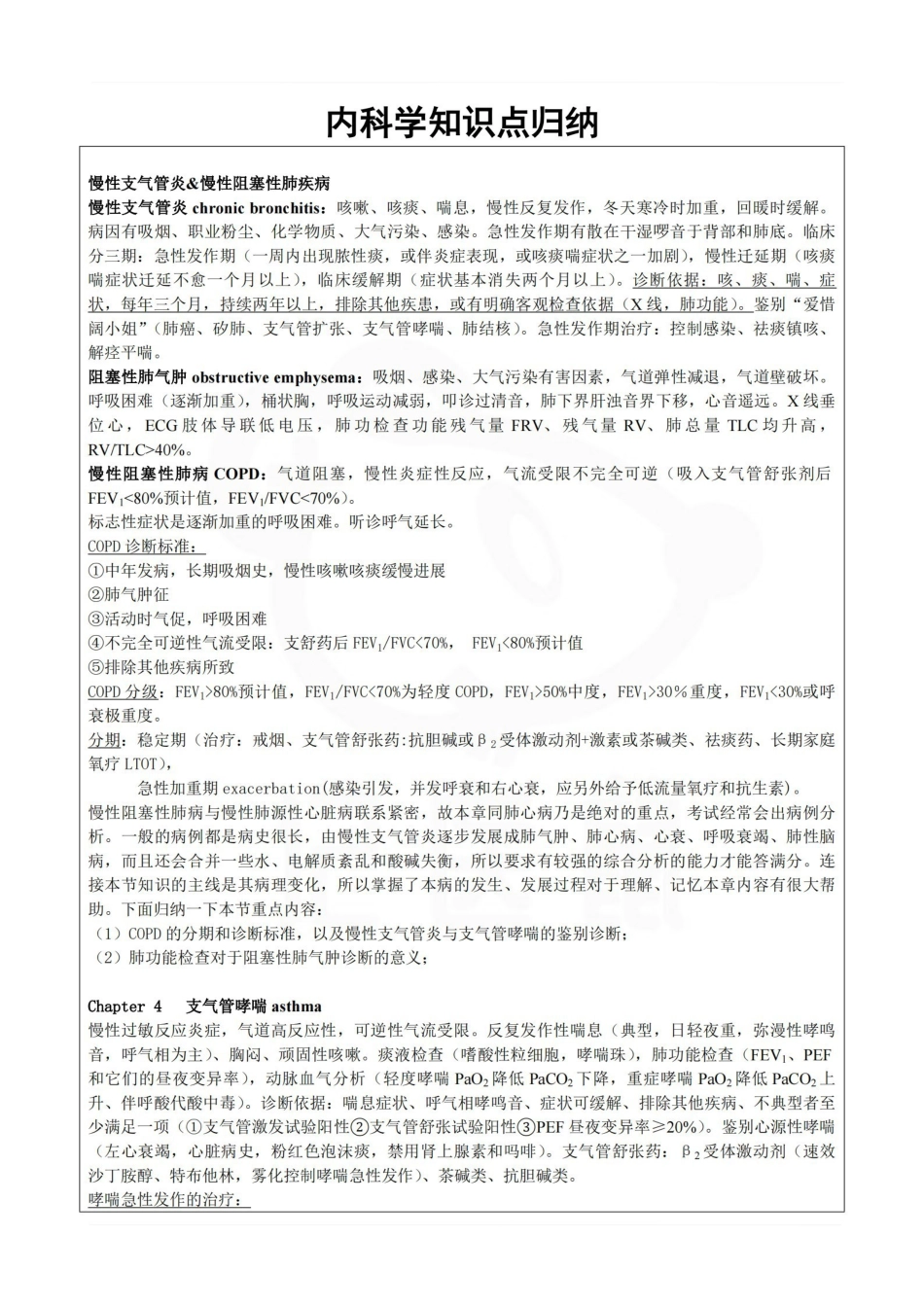 医学学科：内科学--知识点归纳.pdf_第1页
