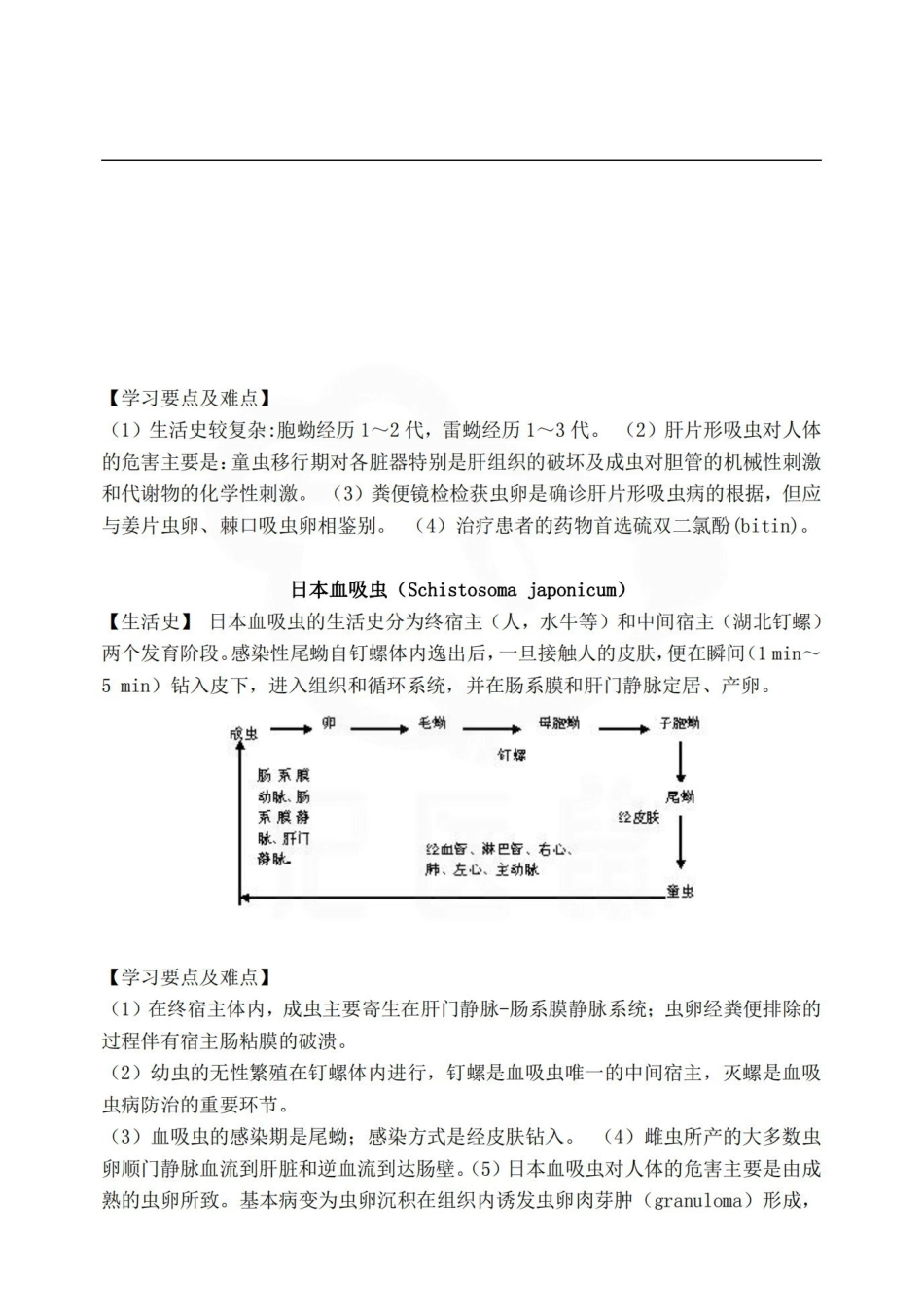 医学学科：人体寄生虫学—图表总结.pdf_第3页