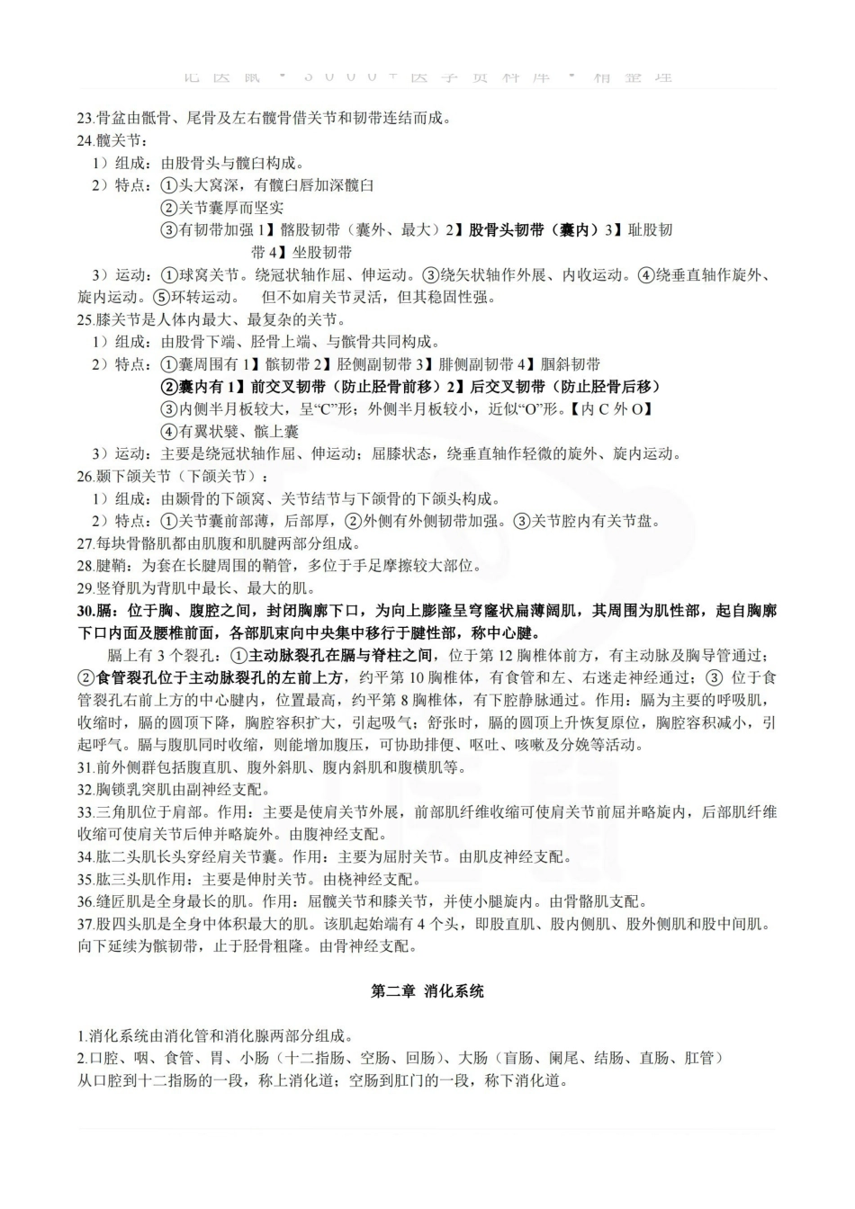 医学学科：人体解剖学—考点汇总.pdf_第3页